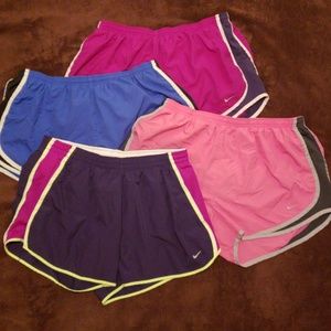 XL Lot of 4 Nike Dri-Fit 3" Shorts Lined Elastic